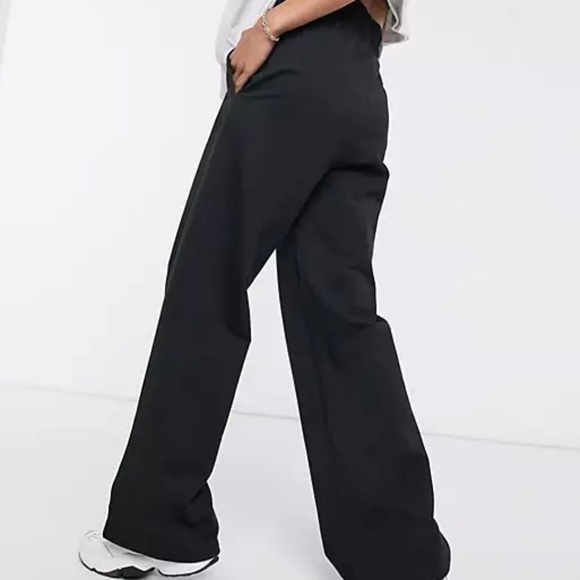 ASOS Black Organic Cotton Straight Leg Sweatpants - Picture 3 of 4